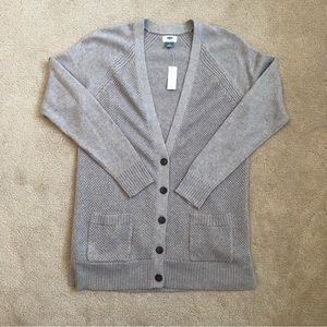 Old Navy Oatmeal Button-up Cardigan - size L